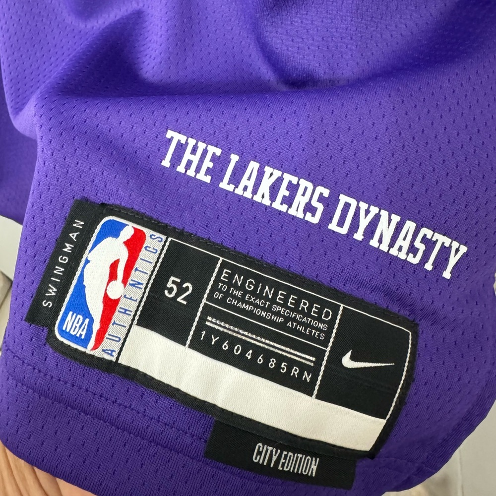 Lakers #6 James City Edition Authentic Jersey. - Picture 3 of 6